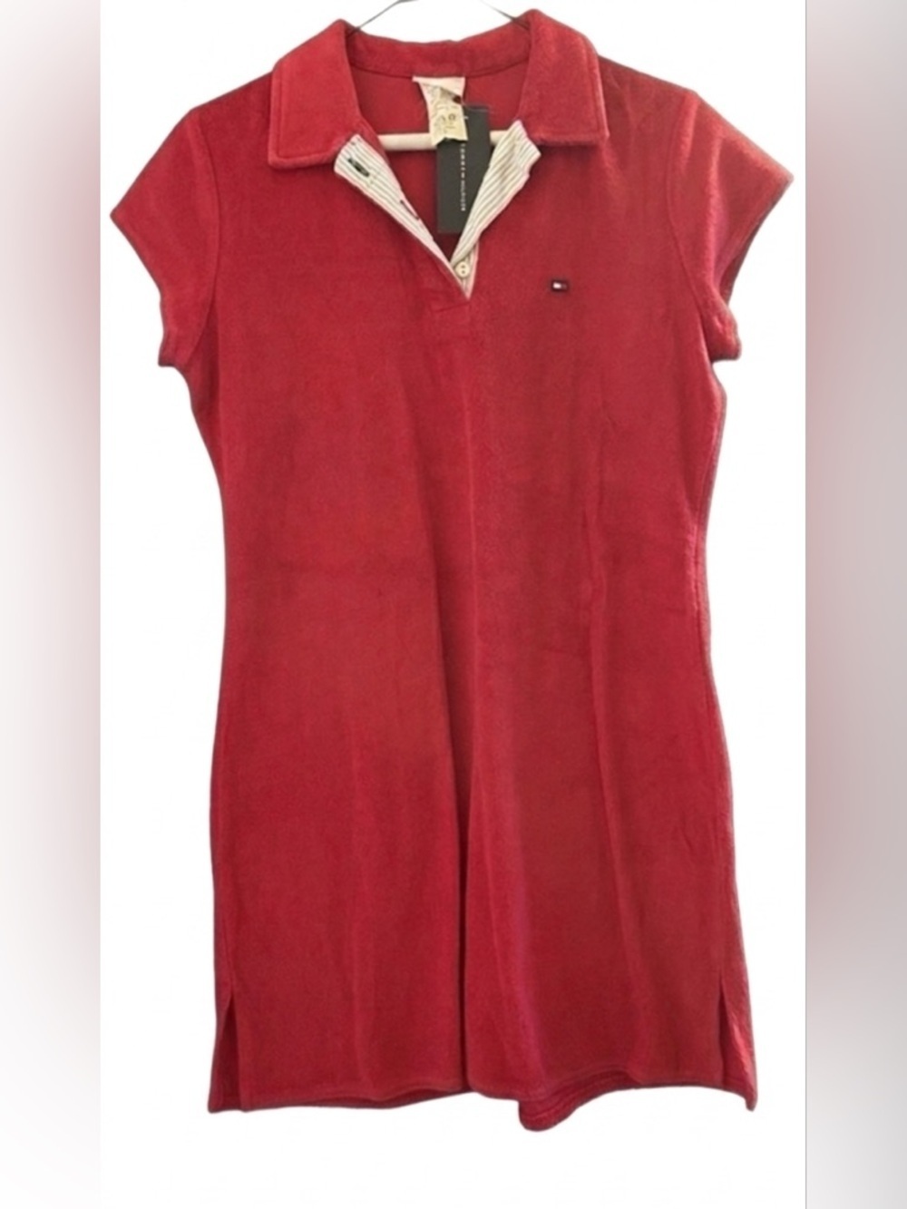 NWT Tommy Hilfiger Red Terry Swim Cover Up